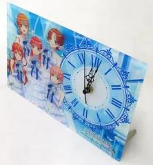 【中古】置き時計・壁掛け時計 [単品] 集合 アクリルパネル時計 「PS4/Switchソフト 映画 五等分の花嫁 -君と過ごした五つの思い出- amazonスペシャルBOX Amazon.co.jp限定」 同梱特典