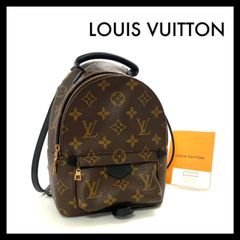 【LOUIS VUITTON】パームスプリングス バックパック ミニ モノグラム リュックサック ブラウン/茶  ルイ ヴィトン (M-67)