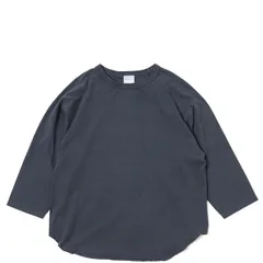WALLA WALLA SPORT ワラワラスポーツ 3/4 BASEBALL TEE SOLID USED BLACK ベースボール Tシャツ 新品のサムネイル