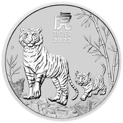 [保証書・カプセル付き] 2022年 (新品) オーストラリア「干支 十二支・寅年 虎年」純銀 1キロ 銀貨