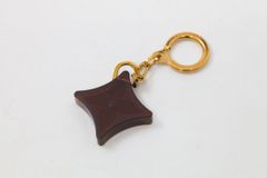 最終値下げ●非売品●ルイヴィトン ノベルティ キーホルダー バッグチャーム フラワーモチーフ LOUIS VUITTON ブラウン 希少 レア