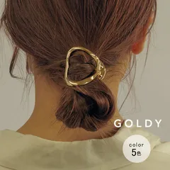 【即納】カーム トライアングル バンス クリップ GOLDY ゴールディ 6211102 レディース goldy アクセサリー プチプラ シルバー ゴールド つや消し ギフト プレゼント ヘアクリップ 髪留め かわいい 小さめ