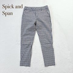 spick and span スピックアンドスパン　カジュアルパンツ　ギンガムチェック　オフィス　細身