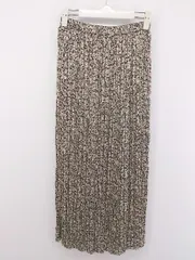 ◇ GLOBAL WORK グローバルワーク 総柄 ロング プリーツ スカート サイズF マルチ レディース P  【中古】 【1209020000185】
