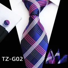 ネクタイ ポケットチーフ　カフスボタン　3点セット　成人式　結婚式 イベント パーティー ダンスパーティー 卒業式 入学式 入社式　チェック　格子　ストライプ　ネイビー　ブラック　パープル色　ホワイト　シルバー　メンズネクタイ　チーフ　カフス　３点　セット