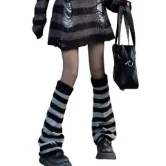 ルーズソックス 黒 ルーズソックス 白 レッグウォーマー レディース 冷え対策 レッグカバー R10208