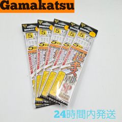 がまかつ 投キス仕掛 早掛SP 5本鈎 5号 5セット 硬質ハリス エステル 早掛スペシャル N-160 Gamakatsu キス仕掛