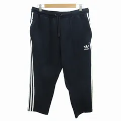 アディダスオリジナルス adidas originals トラックパンツ 3ストライプ クロップド ロゴ イージー 2XO 3L 紺 ネイビー /HD 0730のサムネイル