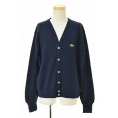 【IZODLACOSTE】80s～90s USA製 アクリルニット長袖カーディガン