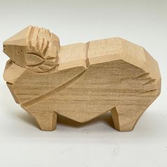 【商品番号MS-KBORI-ETO８】木彫りの干支シリーズ　未　羊　 高さ　約５ｃｍ