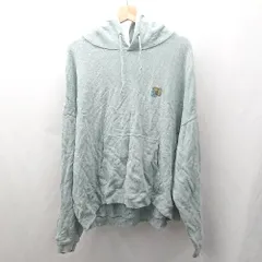 ◇ Θ FREAK'S STORE フリークスストア 無地 長袖 プルオーバーパーカー サイズL ライトグリーン系 レディース E  【1506300032547】のサムネイル