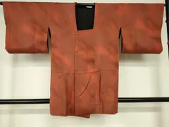 平和屋着物■道行コート　リバーシブル　霞文　暈し染め　正絹　逸品　DAAM9633cm
