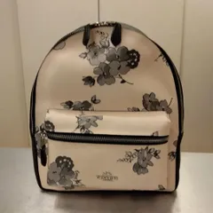 新品未使用COACH 花装飾バックパック 2025年最新】コーチ花柄リュックの人気アイテム - メルカリ