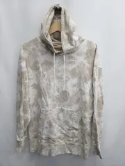 ◇ Θ AZUL BY MOUSSY タイダイ柄 長袖 プルオーバー パーカー サイズF ホワイト ベージュ レディース E  【1506110001054】のサムネイル