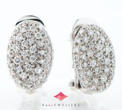 ミキモト パヴェ  ダイヤモンド  ピアス