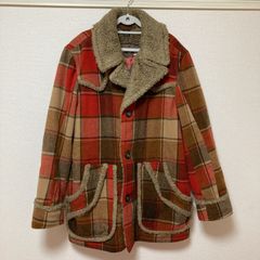 DIESEL ディーゼル　チェック柄コート　Mサイズ　裏ボア