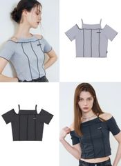 【FANCY CLUB】CUT-OUT OFF SHOURDER