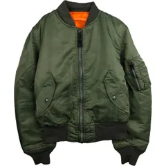 古着 90年代 民間品 アルファ ALPHA MA-1タイプ 中綿入り ミリタリー フライトジャケット USA製 メンズS相当/eaa591934