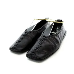 ジルサンダー JIL SANDER ballerina フラットシューズ パンプス スクエアトゥ レザー 24cm 黒 ブラック J15WZ0009 /AK1 ■SHのサムネイル