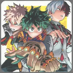 【中古】マグカップ・湯のみ 緑谷＆爆豪＆轟 BIG両面カラーコースター 「僕のヒーローアカデミア」 ナツコミ2021 対象商品購入特典