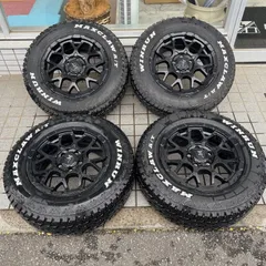 ジムニーシエラ用 ホワイトレター ハードロックローガン 4本セット 931