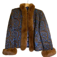 銀座マギーMAGGY adagietto ウール•アンゴラ・ファーコート