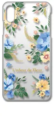 【新品未使用】iPhone XS Max アイフォンテンエスマックス クリア ハードケース  (ワイルドフラワーブルー) 花柄 フラワー ボタニカル ハワイ cl-iphonexsmax-234