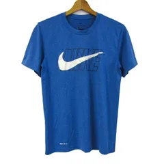 ナイキ 半袖Ｔシャツ トップス ロゴT ドライフィット スポーツウエア メンズ Mサイズ ブルー NIKE 【中古】