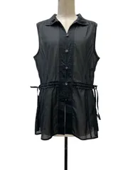 【美品】レリアン 大きいサイズ★ プリーツベスト ジレ17号 ベスト | Leilian plus house (Women/大きいサイズ)/レリアン