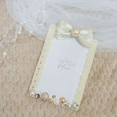 【Sale】気まぐれ#34 レースリボン アイボリーレース 淡色 B7硬質ケース