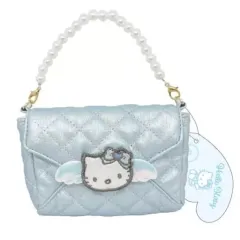 【中古】財布・パスケース ハローキティ ブルー エンジェルキルティングラブレター パスケース 「サンリオキャラクター」