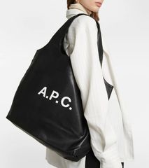 アーペーセー A.P.C. APCトートバッグ NINON  大容量  メンズ レディース 男女兼用 ブラック  ショルダーバッグ