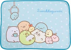 모리피로(MORIPiLO) 무릎걸이 담요 아이 어른 겸용 스미코구라시 블루 70x100cm[공식 캐릭터 상품] 푹신푹신 씻을 수 있는 귀여운 스미코 생활 4621249