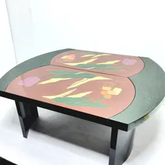 【美品】【希少品】京都平安 象彦 茶台 漆塗り テーブル