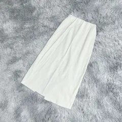 【良品】ZARA  ザラ  ロングスカート  タイト  バックスリット  (S)  大人カワイイ  上品  レディース  白系  ホワイト【送料無料】