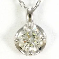 PT950　PT850　ネックレス　necklace　イエローダイヤ　0.50　VVS2　鑑定書　総重量約2.6g　約45cm