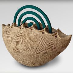 縄文土器 風　蚊取線香器　03