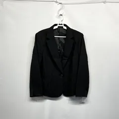 レディース スーツ ジャケット 黒 ストライプ 23ABR☆CTR-39☆