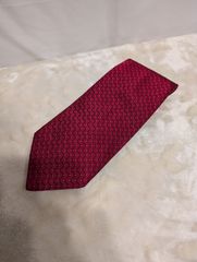 美品 匿名配送 即購入可 エルメス HERMES ネクタイ 赤