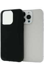 【数量限定】iPhone16ProMax対応 ケース TPU ソフトケース ］ アイフォン16プロマックス対応 耐衝撃 無地 単色 PLATA シンプル 背面ケース バックカバー ［ 【 ブラック 】
