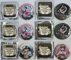 ワンピース バースデージュエリー缶バッジ 8月 10月 4種6個セット　まとめ売り