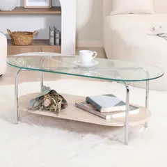 2025年最新】ローテーブル ガラス センターテーブルの人気アイテム