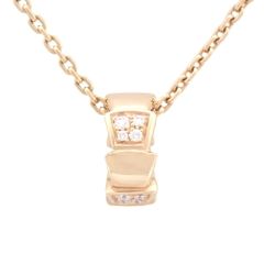 BVLGARI(ブルガリ) セルペンティ ヴァイパー ネックレス アクセサリー ジュエリー パヴェダイヤ K18 ピンクゴールド PG  ピンクゴールド レディース 40802064042【中古】【アラモード】