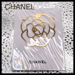 シャネル　CHANEL　椿しおり　カメリア　金属製　ブックマーカー　クリップ式　限定ノベルティ 82
