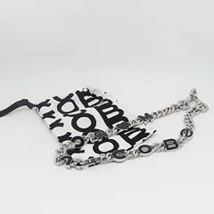 良品 ケース付 マークジェイコブス バックチャーム ブラック/シルバー 2000000 NSK MTM