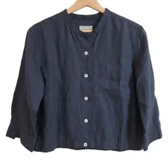 美品 マーガレットハウエル フリルカラー コットンシルク チェック ブラウス 美品 マーガレットハウエル フリルカラー コットンシルク チェック