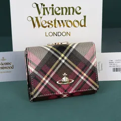 希少 ヴィヴィアンウエストウッド ミニ財布 がま口 チェック柄 Vivienne Westwood - ヴィヴィアン ウエストウッド VIVIENNE