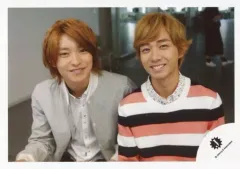 【中古】生写真(ジャニーズ) Travis Japan/阿部顕嵐・中村海人/横型・バストアップ・衣装黒・白・ピンク・左向き・歯見せ・笑顔・カメラ目線/ジャニーズJr.「ジャニーズ銀座2016」inシアタークリエ グッズ撮影オフショット/公式生写真