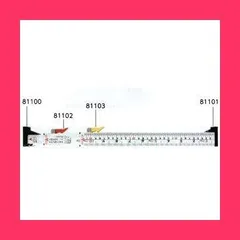 シンワ測定(Shinwa Sokutei) 部品 突き当てＡフック付・ナット・ねじセット のび助一方向式Ⅱ用 81100