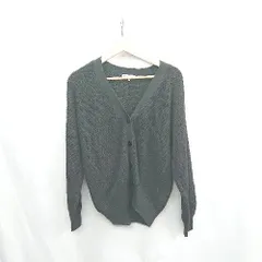 ◇ ⊂ GLOBAL WORK グローバルワーク 長袖 カーディガン サイズM ブラック レディース E  【1502030013771】